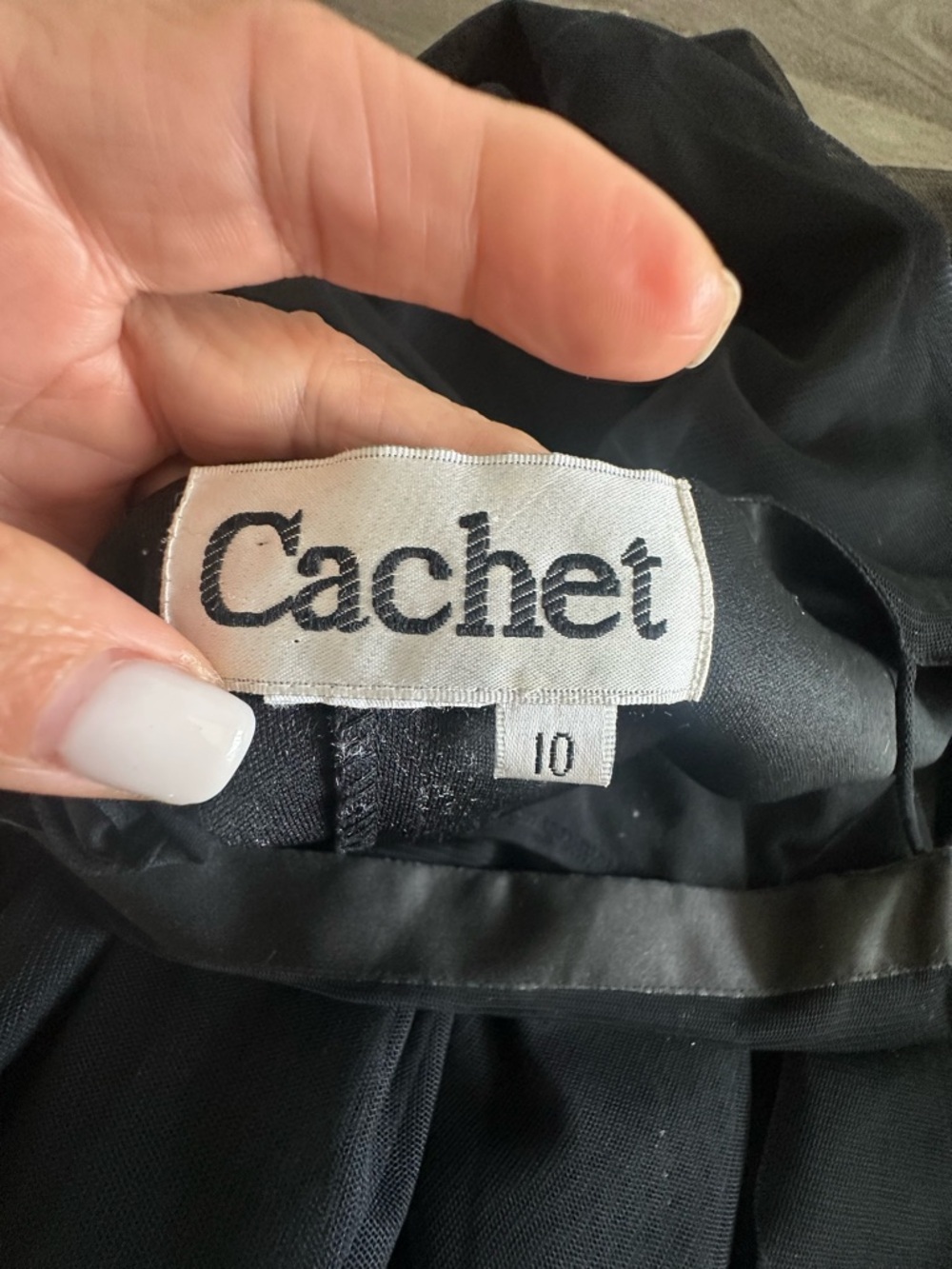 Black Spaghetti Strap Flowy Slip Dress - Picture 12 of 12